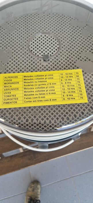 Desidratador de fruta