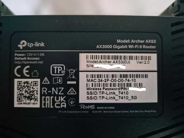 TP-LINK Router Archer AX53 Dual Band Gigabit Wi-Fi 664283829732609123