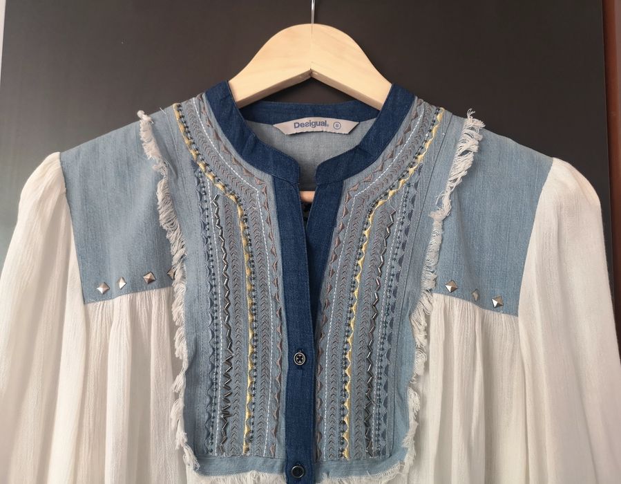 Bluzka na lato Desigual boho/hippie, S.