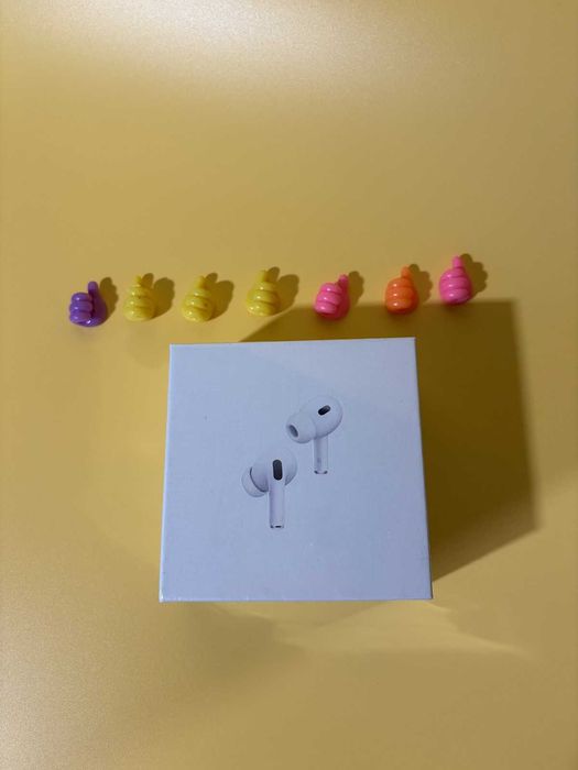 Słuchawki bezprzewodowe AirPods Pro 2 (ANC) NOWE - zaplombowane!