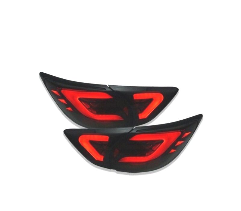 CONJUNTO DE FAROLINS PARA MAZDA CX5 KE 11-17 PRETO FUMADO
