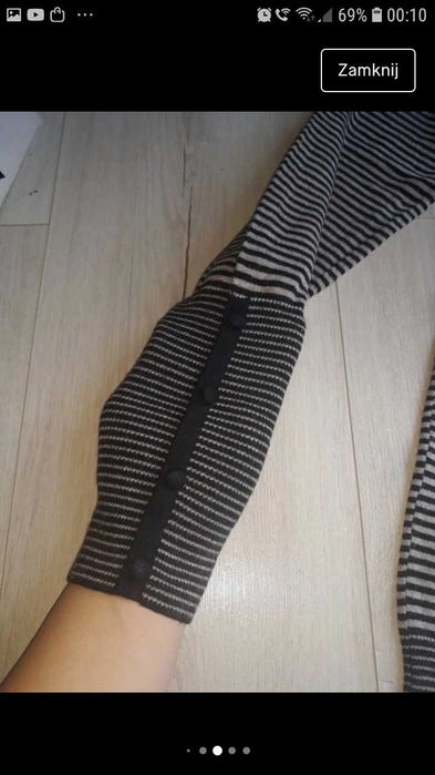 sweterek paski ZARA