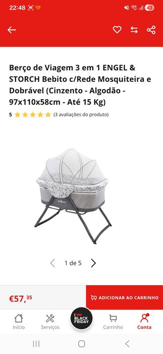 Berço de bebé viagem