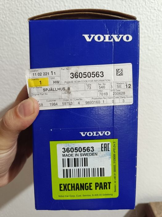 Borboleta ETM Volvo