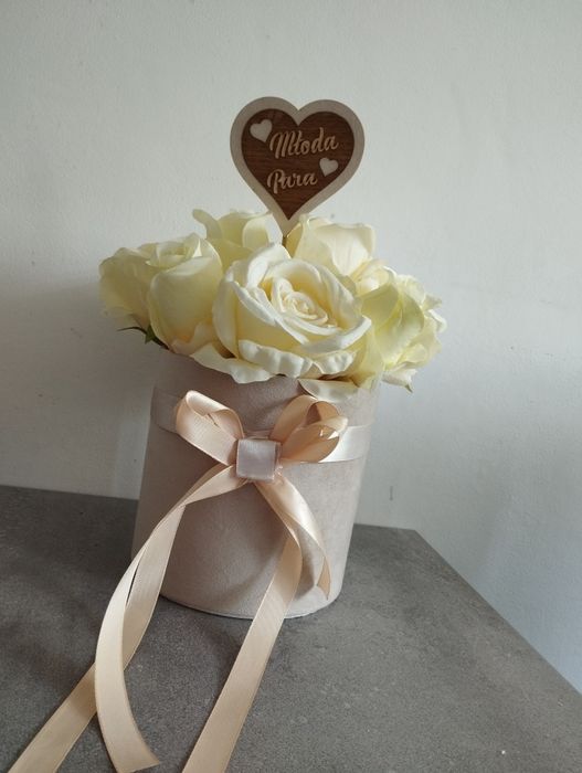 FLOWER BOX ślubny/ inna okazja