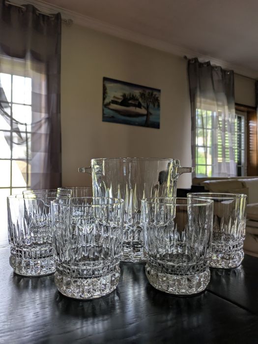 Conjunto de Cristal D'arques - Como Novo