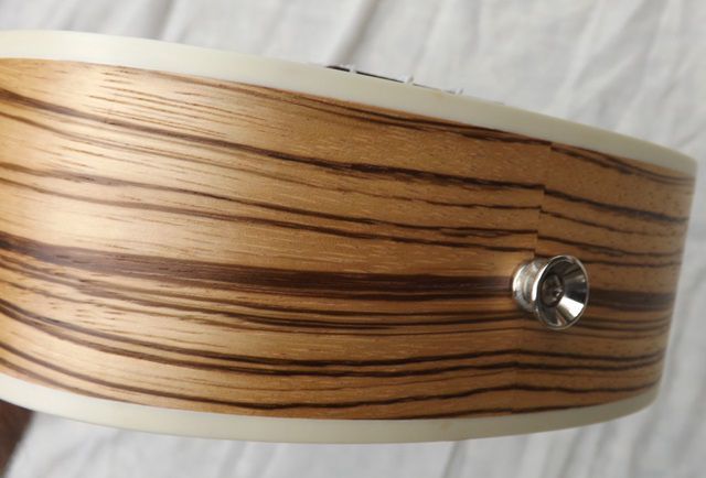 Ukulele soprano madeira de zebrano