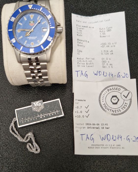 Tag Heuer 1500 WD1214-G-20 - NOS condition