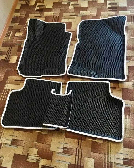 З бортиками! Ева килимки в салон/ багажник, Ево коврики в машину