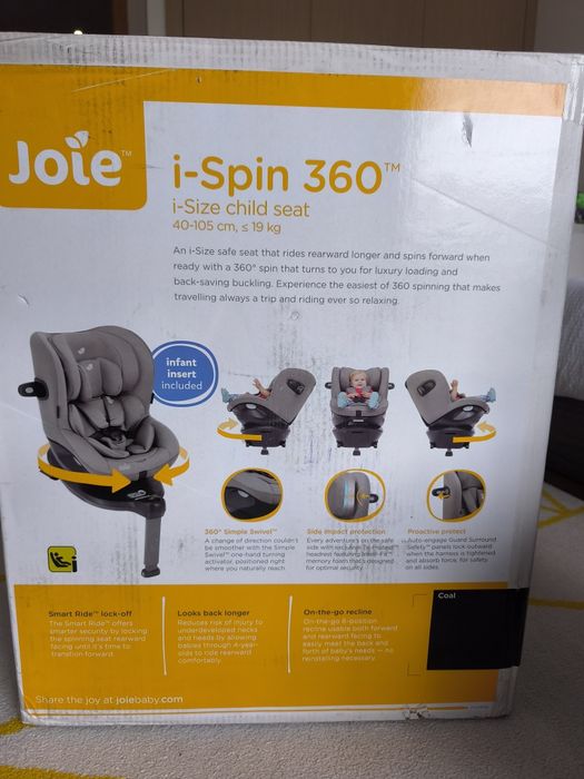 Cadeira auto Joie i-Spin 360
