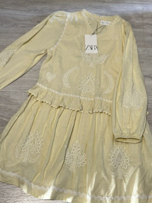 Сукня zara платье вишиванка 11-12 р 152см 13-14 р 164 см нове