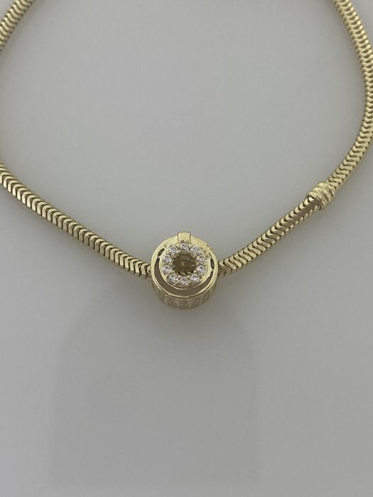 Złoty element charms na bransoletkę Pandora, Próba 585. Nowy (4133)