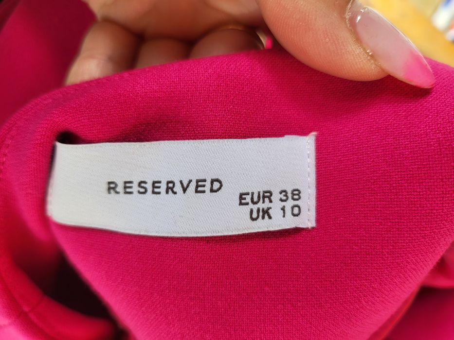 Plaszcz reserved fuksja M