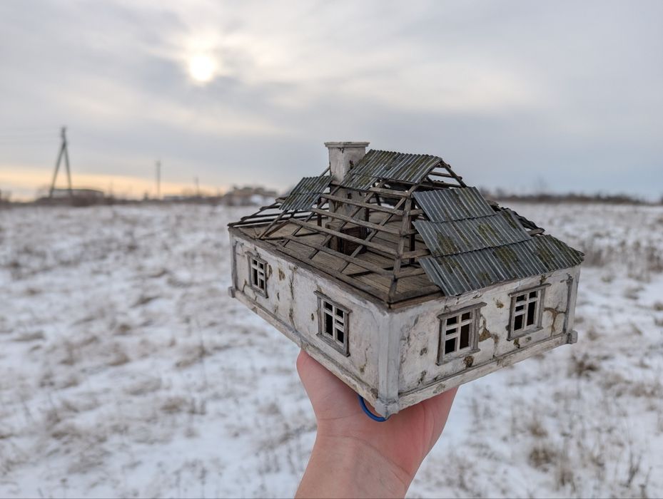 Создаю здания, диорамы, макеты на заказ по фото или воспоминаниям