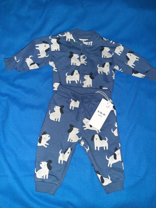 Komplet niemowlecy bluza i spodnie r 68