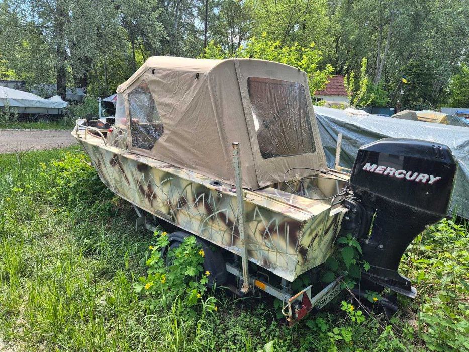 Катер Прогресс4 + Mercury 60  4T