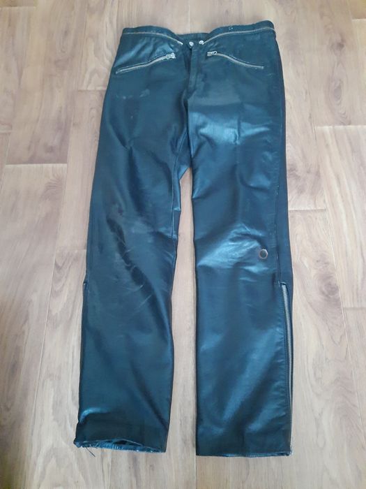 ERBO originalne XL spodnie skórzane chopper