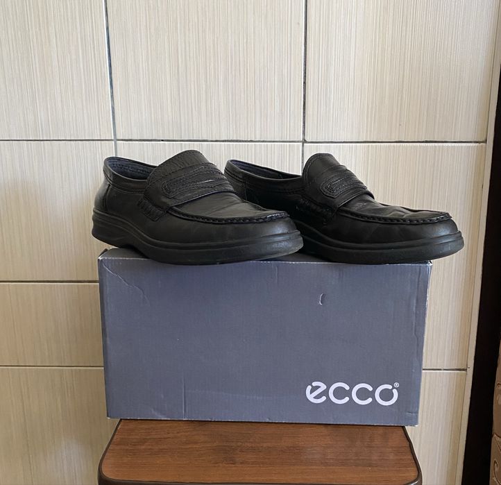 Шкіряні туфлі мокасини Ecco 42р.