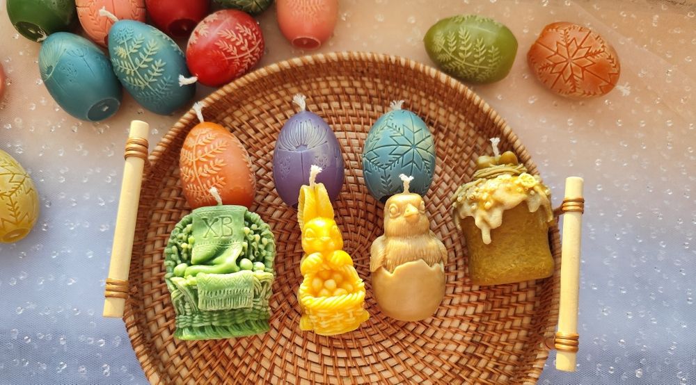 Свічки на Великдень, Великодні свічки, Пасха, Пасхальні свічки