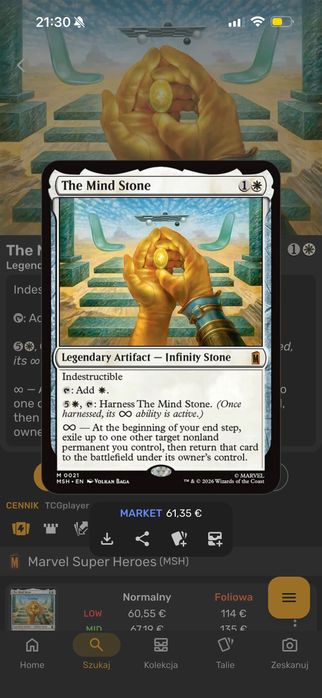 The Mind Stone MTG Marvel Super Heros