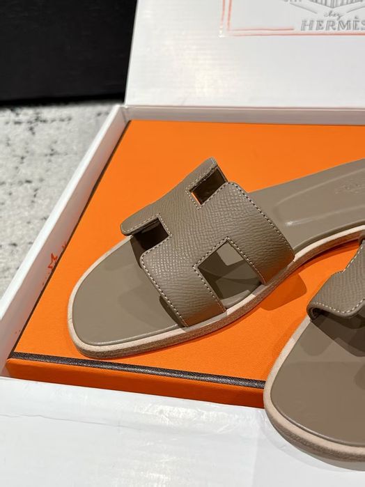 Buty, Klapki damskie, skóra naturalna 85-41