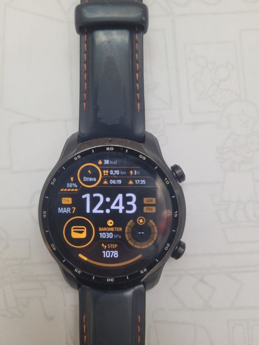 Zegarek z wearos google mobvoi tic watch pro gps