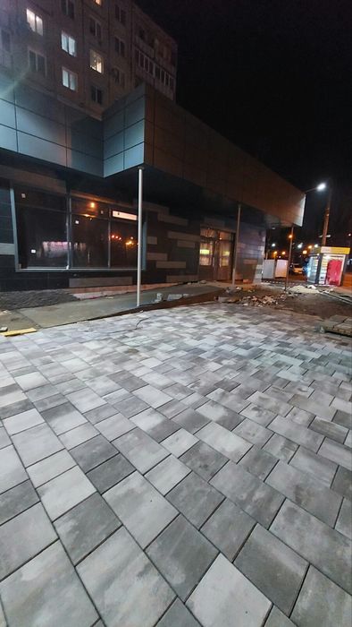 Укладка тротуарной плитки