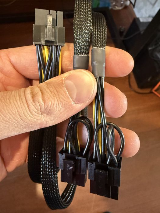 Кабель живлення відеокарти для Dell T3600 / T5810 / T5820 / T7600 / T7810 , 8-pin → 2× 8-pin (6+2)