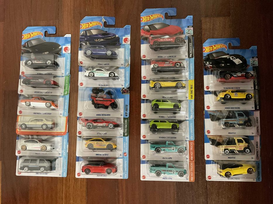 +80 Hotwheels Coleção Mainline Últimas Unidades - OFERTA CONJUNTO