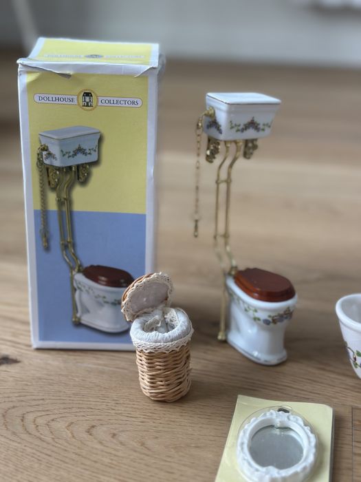 Mobília em miniatura para casa de bonecas da Dollhouse Collectors