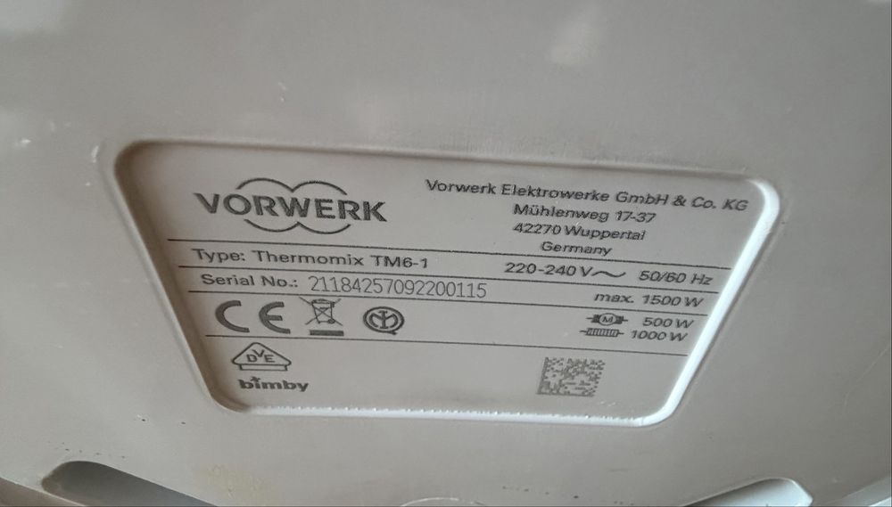 BIMBY THERMOMIX TM6-1