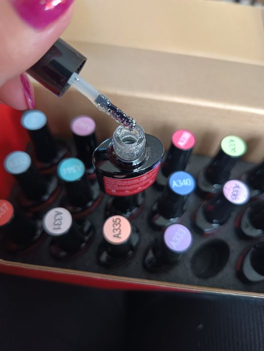 Lakiery hybrydowe żel 18 sztuk gel Polish