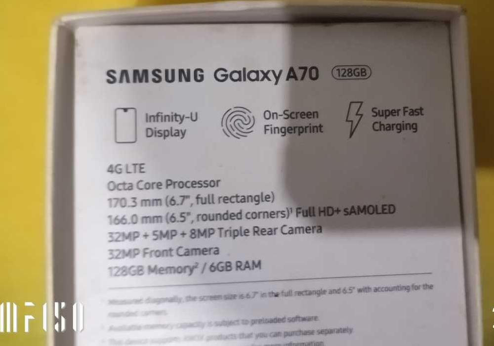 Samsung A70 Desbloqueado