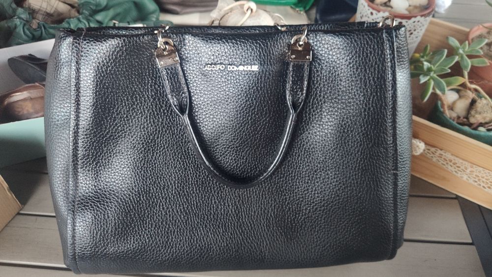 Carteira preta Adolfo Dominguez