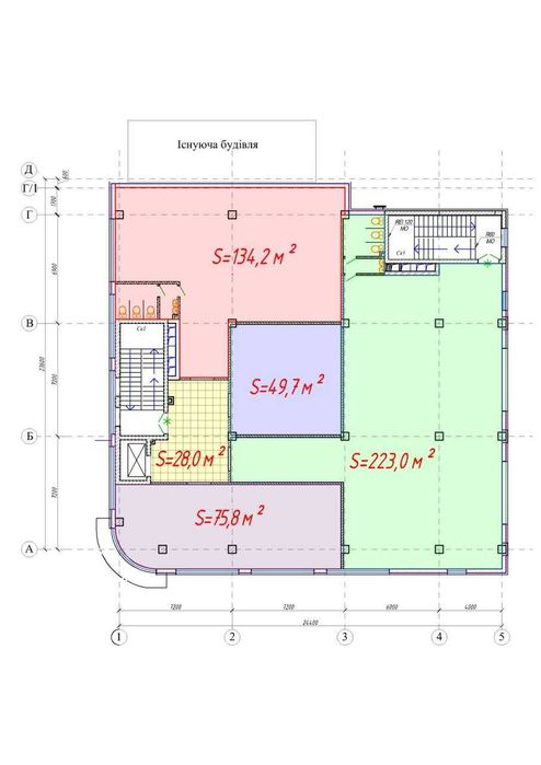 Комерційне приміщення 75,8 м² в ТЦ White House, Ірпінь
