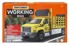 Matchbox Working Rigs, Pojazdy budowlane, 4-pak prezent