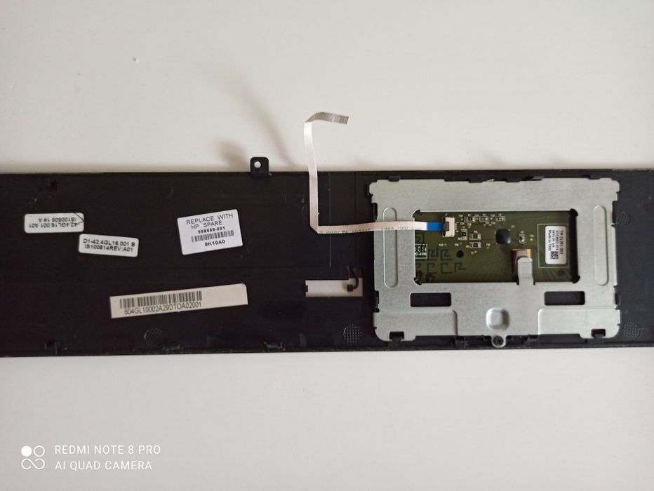 HP Probook 17" 4720s palmrest obudowa, kadłubek Ramki zawiasy zasilacz