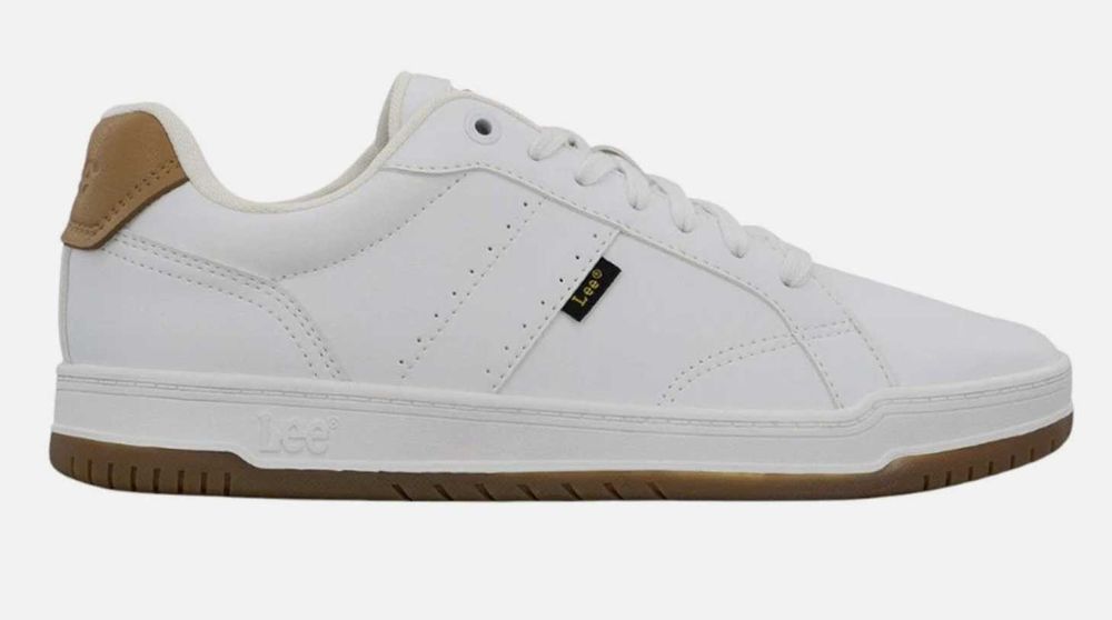 Lee Streeter Lace Up Mens White Sneakers Casual Shoes M000067-1773