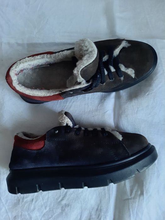 Зимние туфли-кроссовки.