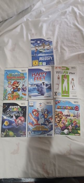 Lote de 7 Jogos Nintendo Wii – Versão Americana NTSC-U