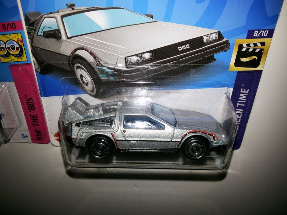 Hot Wheels - Kitt - Knight Rider e Delorean Time Machine
