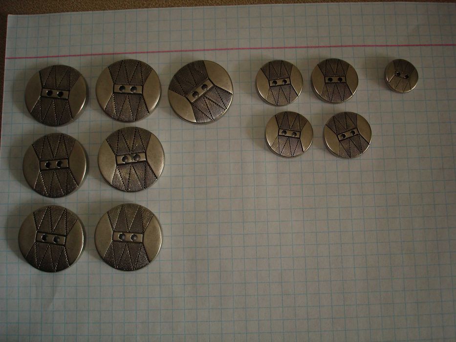 Пуговицы, запонки