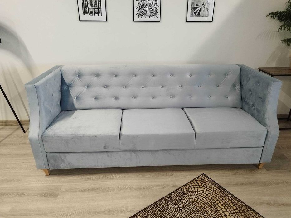 Kanapa Victoria w stylu angielskim  z funkcją spania