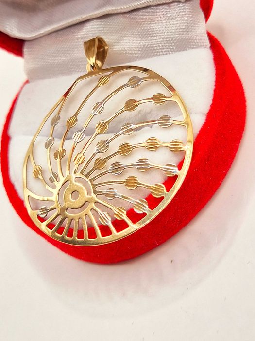 Duża Złota zawieszka 333 (8K)