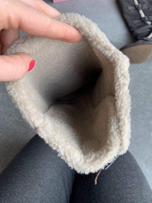 Fornarina kozaki 38 skóra naturalna z misiem