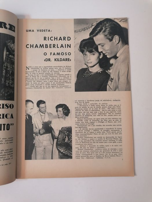 Conjunto 2 revistas TV Semanário RádioTelevisão Portuguesa, 1964 e 65