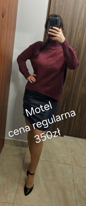 Bordowy sweter Motel