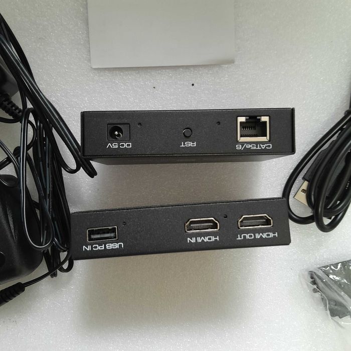 Комплект HDMI USB KVM подовжувача до 120м (1080P/60Hz) по витій парі