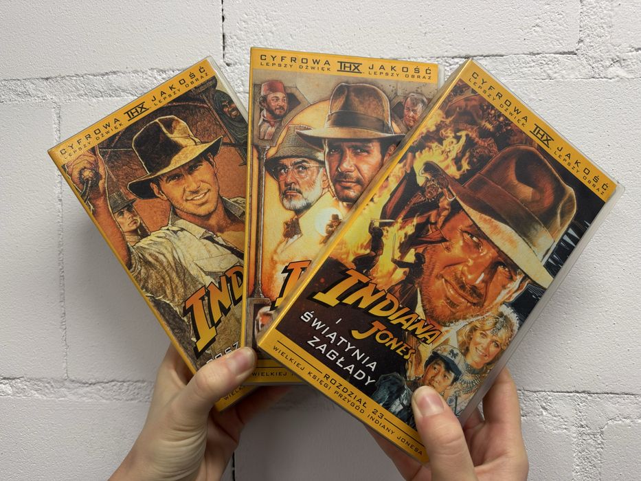 Indiana Jones vhs 3 części