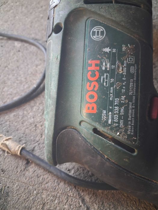 Wiertarka bosch z przystawka